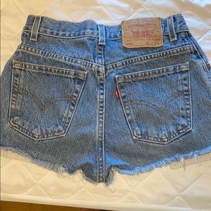Custom made distressed Levi’s